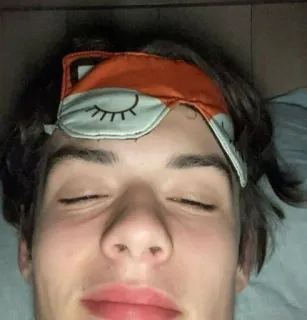 🚬 14b120bb sleep, sleeping, sleep mask, face, person, eyes closed whatsapp sticker