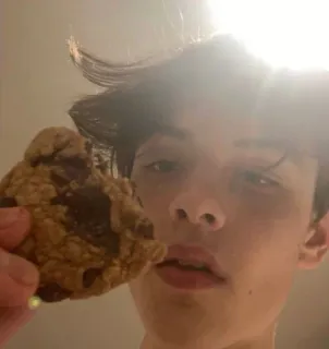 🚬 588721d6 cookie, food, portrait, boy, snack whatsapp sticker