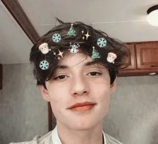 🚬 d5b9d208 christmas, winter, holiday, snowflakes, santa claus, christmas tree, snowman, face filter whatsapp sticker