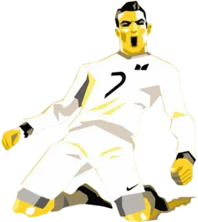 😡 45526d2d Cristiano Ronaldo calcio, football americano, atleta, celebrazione, Cristiano Ronaldo, sport telegram sticker