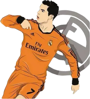 😈 b593d33c Cristiano Ronaldo calcio, football, atleta, celebrazione, Real Madrid telegram sticker
