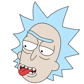 😕 12fd2224 Rick Sanchez Rick and Morty Kartun, Rick, Rick and Morty, Adult Swim, Lucu, Animasi telegram sticker