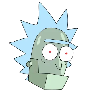 👤 5f2f2c3a Rick Sanchez Rick and Morty Kartun, Fiksi ilmiah, Lucu, Animasi telegram sticker