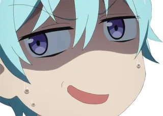 😏 6754891f аниме, мультфильм, выражение, персонаж whatsapp sticker