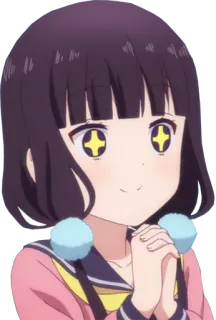 ❤ b4fa5200 Аниме, Манга, Милый, Девушка whatsapp sticker