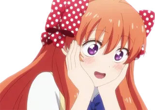 😍 e8957554 Аниме, Девушка, Милый, Мультфильм whatsapp sticker