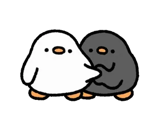 🐣 c83e4c0f penguin, cute, animals, birds, cartoon, kawaii telegram sticker