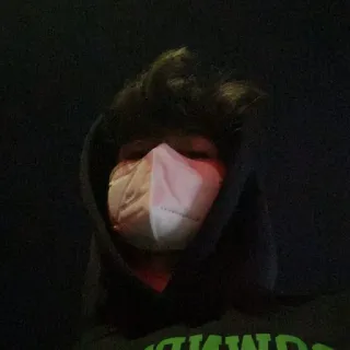 🚬 1250a38b osoba, maska, ciemny, bluza z kapturem, zakrycie twarzy telegram sticker