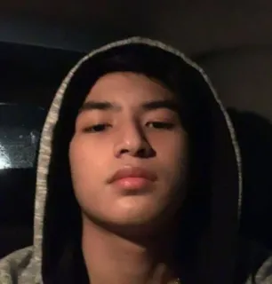 🚬 18abcc97 mężczyzna, kaptur, portret, młody, osoba, nastolatek telegram sticker