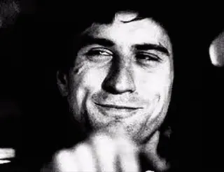 😎 81debcb6 Travis Bickle Taxi Driver movie, taxi, driver, robert de niro, film whatsapp sticker