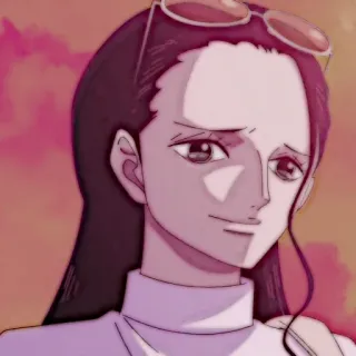 📜 da0632c6 Nico Robin One Piece アニメ, ワンピース, ニコロビン, キャラクター, マンガ telegram sticker
