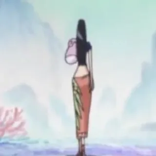 👄 154c7976 Nico Robin One Piece anime, one piece, nico robin, manga, nhân vật whatsapp sticker