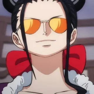 😏 6ebcbf75 Nico Robin One Piece Anime, Nhân vật, Kính, Robin whatsapp sticker