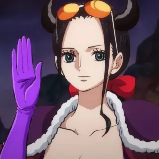 ☺️ 91bf94bd Nico Robin One Piece anime, manga, one piece, nico robin, nhân vật whatsapp sticker