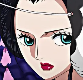 😕 ed13de21 Nico Robin One Piece Anime, Nhân vật, Nữ, One Piece, Robin whatsapp sticker