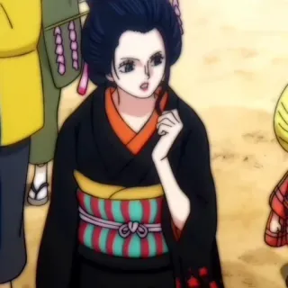 🕊 f9e97d1a Kozuki Hiyori One Piece Anime, Phụ nữ, Kimono, Hiyori, Kozuki whatsapp sticker