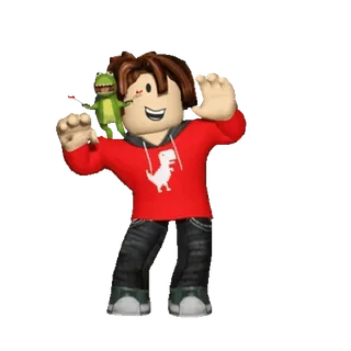 ❤ 163e7e04 roblox, avatar, dinossauro, desenho animado, personagem whatsapp sticker