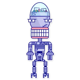 😀 996dfed0 robot, android, futuristik, kartun, mesin, teknologi telegram sticker