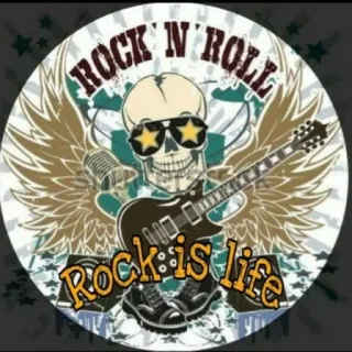 🎶 49bd061c ROCK 'N ROLL
Rock is life Rock n Roll, Musik, Schädel, Gitarre, Vintage, Retro telegram sticker