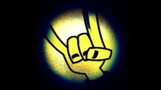 🤘 b4f8df45 Rock on, Handzeichen, Zeichen telegram sticker