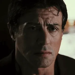 🥀 0525a51d Sylvester Stallone man, acteur, verdrietig, film, portret telegram sticker