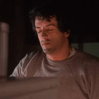 🌑 3c6d55a2 Rocky Balboa Rocky film, bokser, boksen, Sylvester Stallone, sport telegram sticker