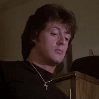 🥀 4c8c6ad0 Rocky Balboa Rocky boksen, film, acteur, Sylvester Stallone telegram sticker