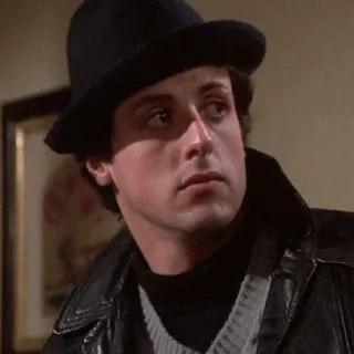 🥀 6394cd30 Rocky Balboa Rocky sylvester stallone, boksen, film, sport, personage telegram sticker