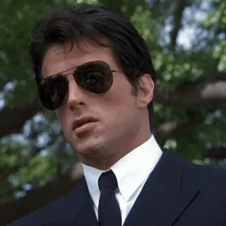 🥀 8dde0e11 Sylvester Stallone acteur, zonnebril, portret, man, pilotenbril telegram sticker