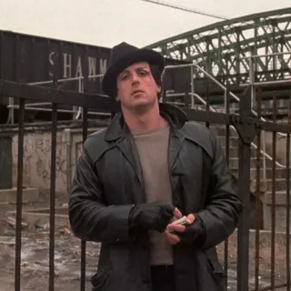 🌑 97c9f84a Rocky Balboa Rocky boksen, Sylvester Stallone, film, bokser, sport telegram sticker