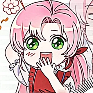 🌸 e515fd28 Anime, Mädchen, Süß, Chibi, Cartoon, Kawaii telegram sticker