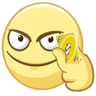 🔃 acec5874 uno, carta reversa, emoji, meme, engraçado, jogo telegram sticker