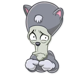 😔 90e53696 Roger American Dad! Alienígena, Triste, Desenho animado, Programa de TV, Engraçado telegram sticker