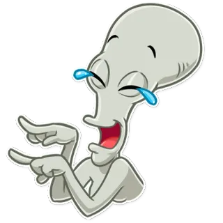 😂 e2288339 Roger Smith American Dad! roger, american dad, alienígena, rindo, apontando telegram sticker