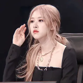 🧸 f61b5487 Roseanne Park kpop, 歌手, 韓国, アイドル, rose, blackpink telegram sticker