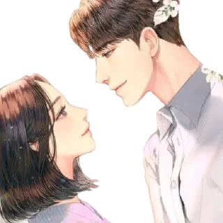 😊 21d26d9c coppia, romanticismo, amore, arte, donna, uomo whatsapp sticker