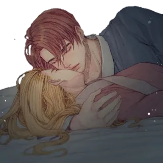 😘 30508ab2 bacio, romantico, amore, coppia, affetto, abbraccio whatsapp sticker