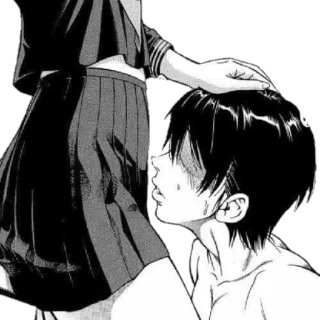 🥵 758af785 Anime, Manga, Uniforme scolastica, Bacio, Adolescente whatsapp sticker