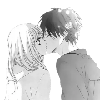 😘 bdba07fe Anime, Bacio, Romance, Manga, Amore, Coppia whatsapp sticker