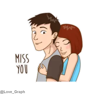 Romantic Couple (@Love_Graph) whatsapp stickers