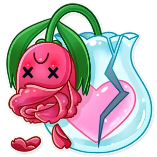 Romantic Flowers telegram stickers