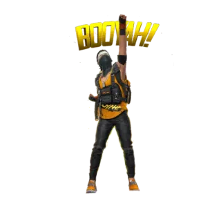 🏅 3cde2f75 HOOAH ทหาร, ทหาร, ยุทธวิธี, เฉลิมฉลอง, สีเหลือง telegram sticker