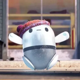 🩲 08537631 Ron Roboter, Cartoon, Freund, Technologie telegram sticker