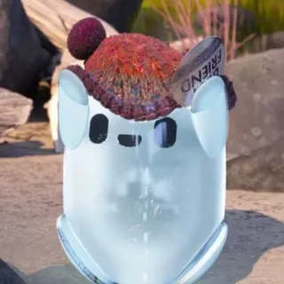 🩲 722af171 BEST FRIEND Roboter, Freund, Hut, animiert, digital, Figur telegram sticker