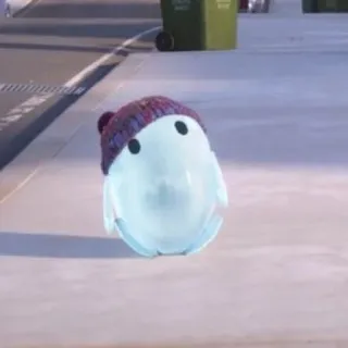 🩲 f3250db3 Ron Ron's Gone Wrong Roboter, Cartoon, Film, Ron läuft schief, Freundschaft, Mütze telegram sticker