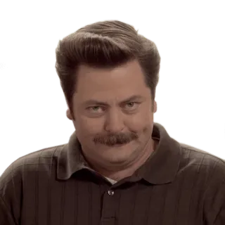 Ron Swanson telegram stickers
