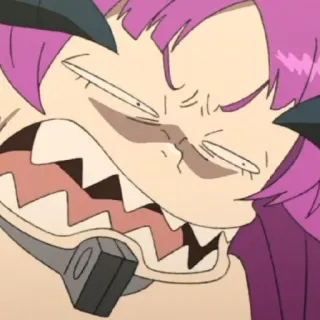 🤨 a249c308 anime, manga, cartoon, expression, funny, face, character telegram sticker