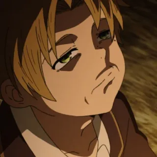 😒 d04c8f1e anime, bored, tired, cartoon, expression telegram sticker