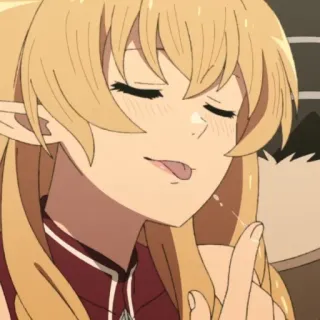 😋 d42cf5de anime, elf, fantasy telegram sticker