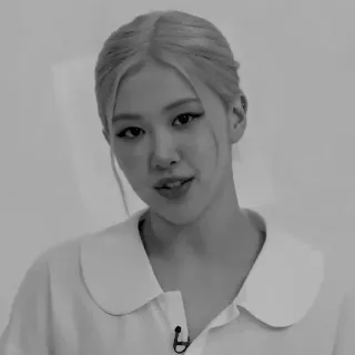 🍷 e75a74fb Rose Rose, Blackpink, zangeres, K-pop, Idool, K-pop, muzikant whatsapp sticker